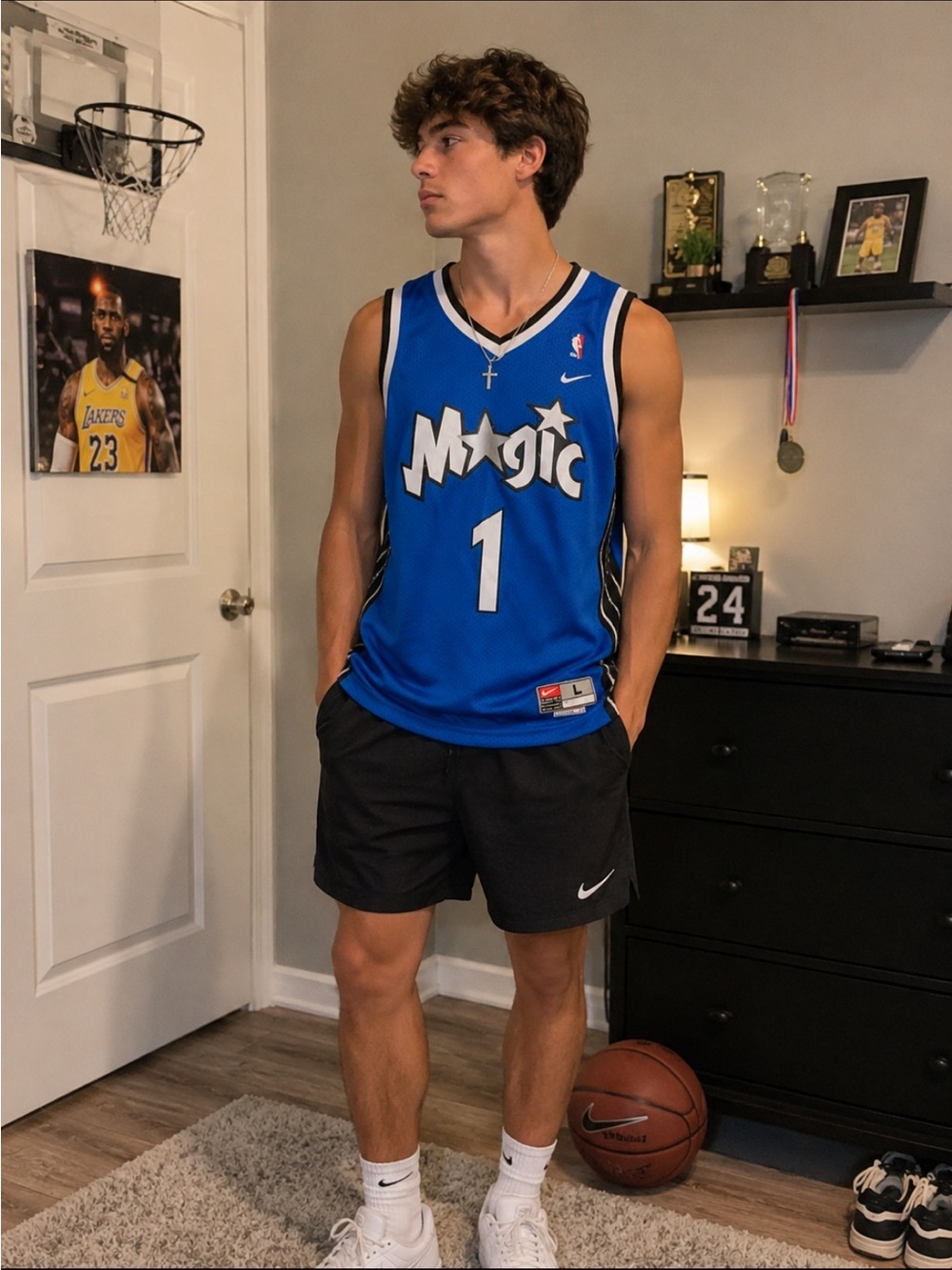 Tracy McGrady “TMac” Nike Orlando Magic #1 Jersey Large 16-18